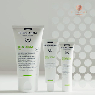 Sữa rửa mặt Dành cho da mụn trứng cá ISIS PHARMA TEEN DERM GEL 40ml, 150ml