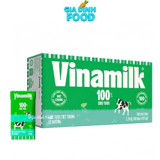 Sữa Tươi 100% Vinamilk Các loại - Lốc 4 Hộp 110ml [Thùng 48 hộp]