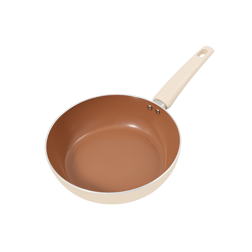Chảo chống dính Ceramic Cera Titan Elmich Mocha EL5991/5989MC Size 20, 24, 26cm