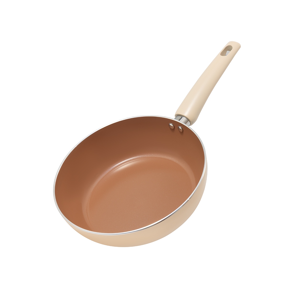 Chảo chống dính Ceramic Cera Titan Elmich Mocha EL5991/5989MC Size 20, 24, 26cm