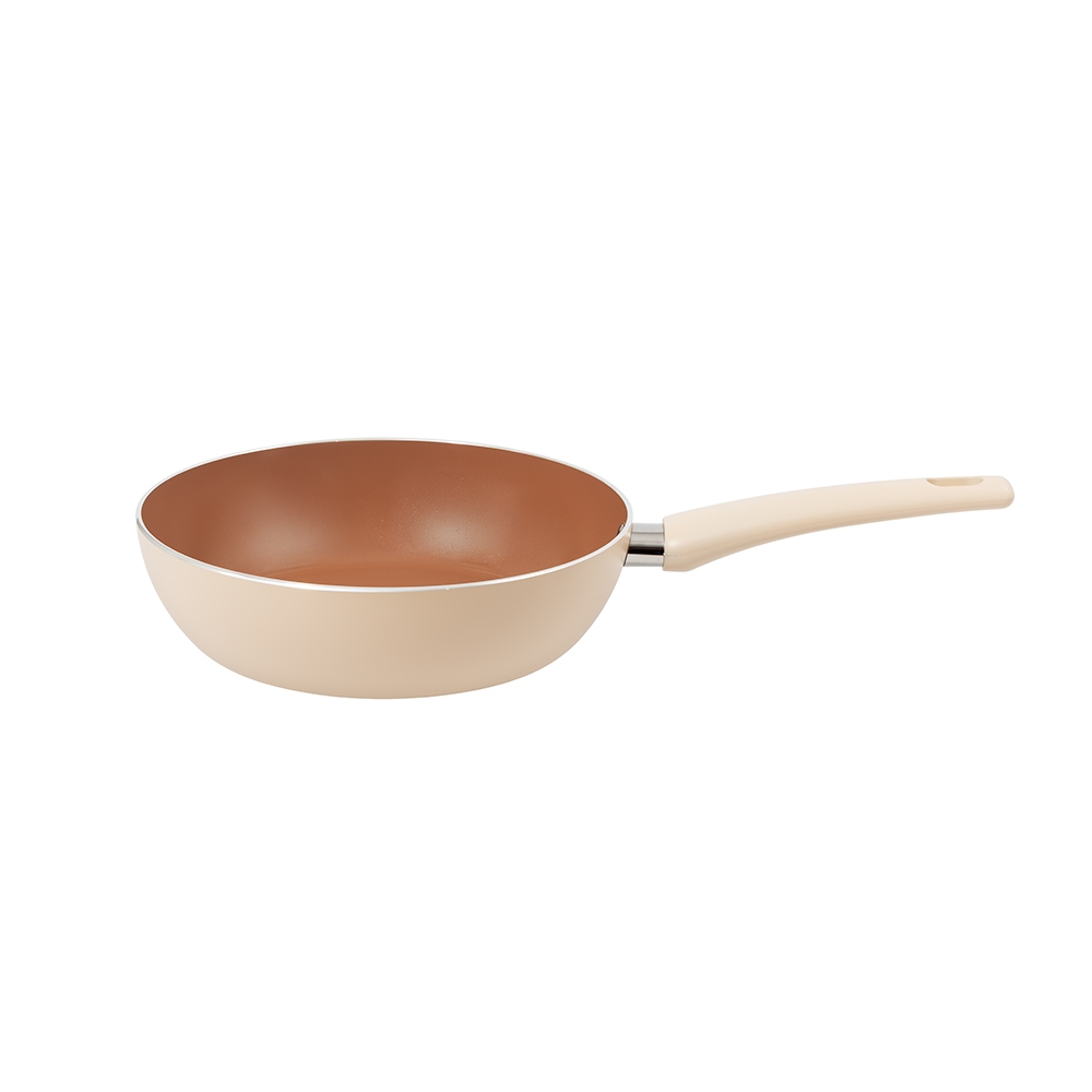 Chảo chống dính Ceramic Cera Titan Elmich Mocha EL5991/5989MC Size 20, 24, 26cm