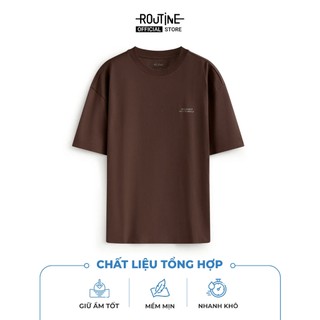 Áo Thun Tay Ngắn Nam Hình In  Form Boxy - Routine 10F25TSS029