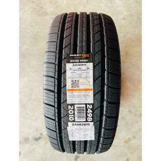 Lốp MILESTAR 245/45R17: Lắp cho xe MERCEDES E200 E250,.- Lốp chạy cực êm giá lại mềm... TOP 1 BÁN CHẠY