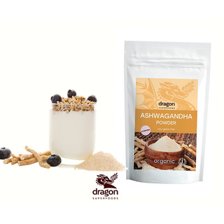 Bột sâm Ấn Độ Ashwagandha hữu cơ Dragon superfoods 200g