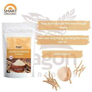 Bột sâm Ấn Độ Ashwagandha hữu cơ Dragon superfoods 200g