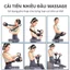 Súng massage Kachi MK353 Pro 6 đầu massage kèm đai rung