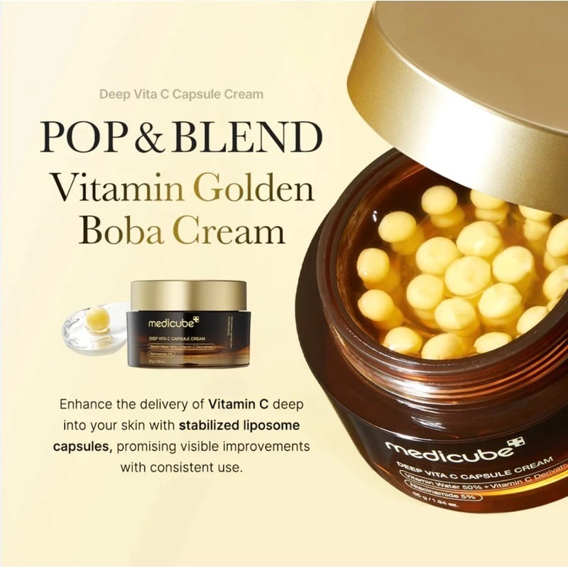 Kem dưỡng Medicube Deep Vita C Capsule Cream 55g