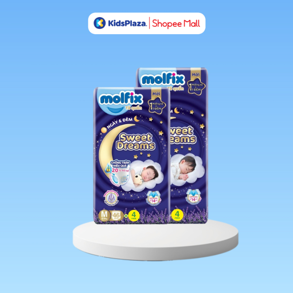 Tã quần Molfix Sweet Dreams size M/L/XL/XXL cho bé - FORM NHỎ
