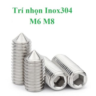 (INOX304) 20 cái M6-M8 Vít trí đầu nhọn, LGC không đầu