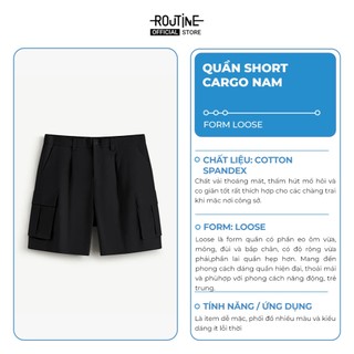Quần Short Cargo Nam Form Loose - Routine 10S25PSH009
