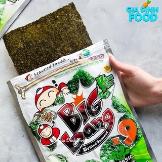 Rong biển Bigbang vị Truyền thống/ Mực - Lốc 12 gói