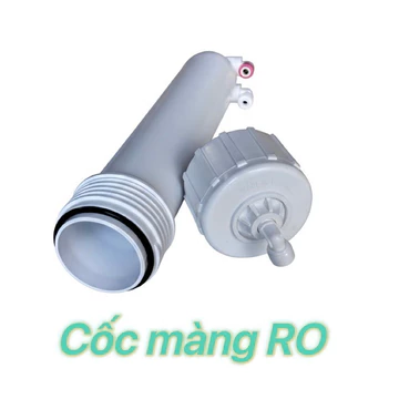 Cốc màng RO, Vỏ màng RO (kèm cút + van 1 chiều) cho máy lọc nước RO