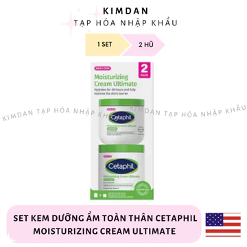 [HỦ mẫu mới] Kem dưỡng ẩm toàn thân CETAPHIL moisturizing CREAM ultimate 566g, 453g