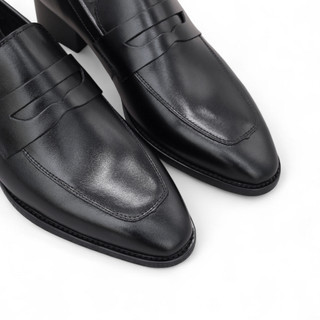 Giày Loafer HH1 - JOG04 , thiết kế giày lười , đế phip gỗ cao 4,5cm ( HH1 )