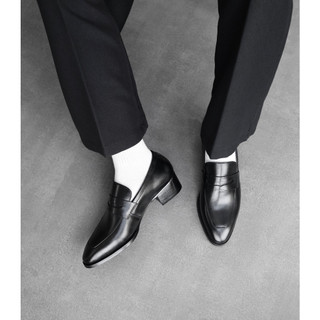 Giày Loafer HH1 - JOG04 , thiết kế giày lười , đế phip gỗ cao 4,5cm ( HH1 )