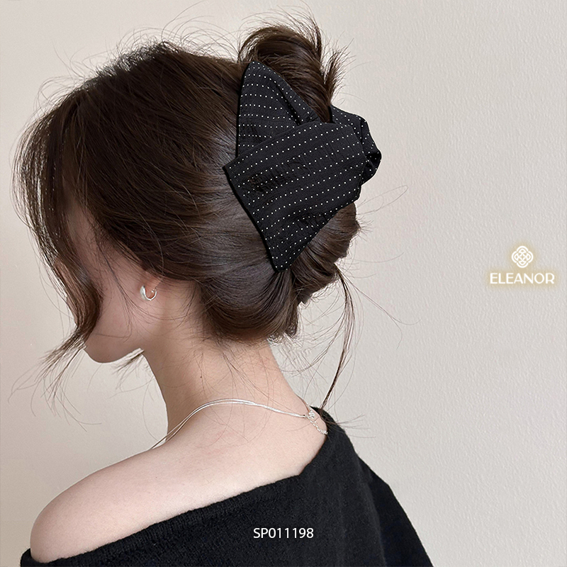 Kẹp tóc nữ Eleanor Accessories càng cua hình tam giác đính đá phụ kiện tóc kẹp tóc nơ tiểu thơ 11195