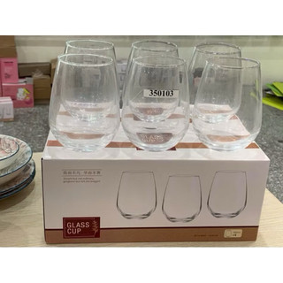 Ly thuỷ tinh trơn dáng bầu chịu nhiệt dung tích 480ml và 560ml phù hợp cho quán cafe và đồ uống
