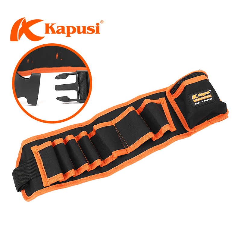 Đai Đeo Thắt Lưng Kapusi K3002 – 1 Túi, 7 Khe – Tiện Lợi Cho Thợ Sửa Chữa