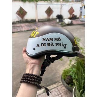 NÓN bảo hiểm không kính danh hiệu A DI ĐÀ PHẬT