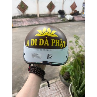 NÓN bảo hiểm không kính danh hiệu A DI ĐÀ PHẬT