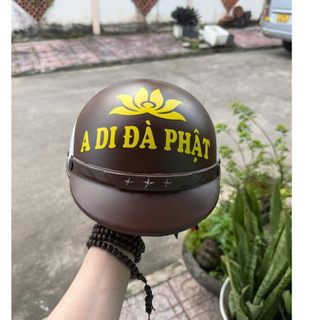 NÓN bảo hiểm không kính danh hiệu A DI ĐÀ PHẬT