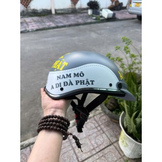 Nón Bảo hiểm không kính danh hiệu A DI ĐÀ PHẬT
