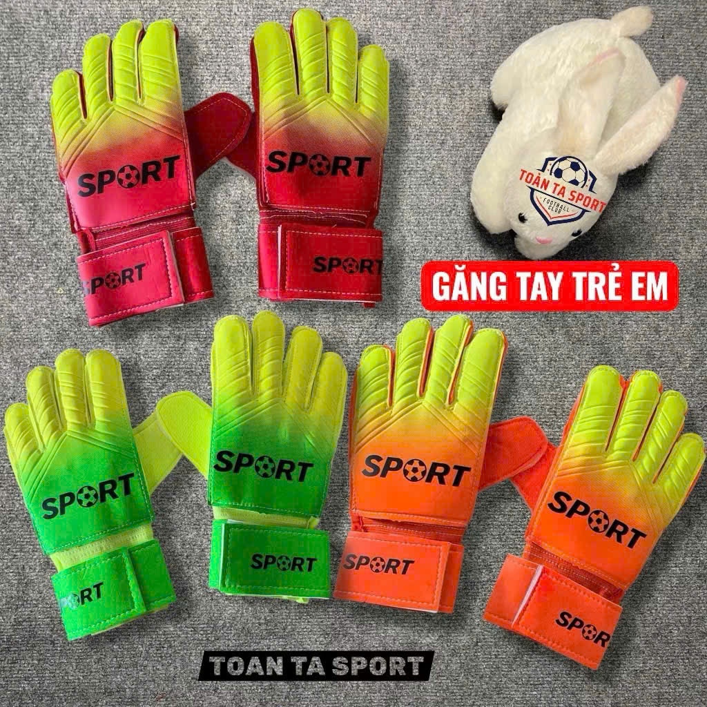 GĂNG TAY THỦ MÔN TRẺ EM CAO CẤP – CHỐNG TRƯỢT, BẢO VỆ TAY – DÀNH CHO BÉ 5–12 TUỔI,.