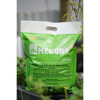 Đất Sạch MekongTTS Loại 5dm3 Giá Thể Trồng Cây Giàu Dinh Dưỡng