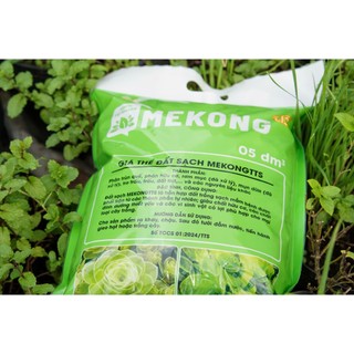 Đất Sạch MekongTTS Loại 5dm3 Giá Thể Trồng Cây Giàu Dinh Dưỡng