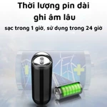 Máy ghi âm kỹ thuật số S1 ghi âm lọc âm tốt loại bỏ tiếng ồn ghi âm kích hoạt giọng nói tự động lưu file BH 5 NĂM — ảnh 7