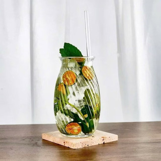 Ly thuỷ tinh/ Cốc thuỷ tinh hình quả dứa chịu nhiệt dung tích 500ml