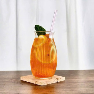 Ly thủy tinh/ Cốc thuỷ tinh chịu nhiệt hình quả dứa dung tích 500ml sử dụng trong các quán cà phê, nhà hàng,..
