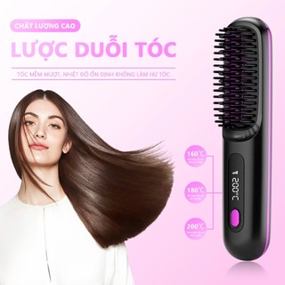 Lược Điện Chải Tóc Không Dây Ion Âm YATASMART Chăm Sóc Tóc Suôn Mượt Tạo Kiểu Dễ Dàng Mang Theo