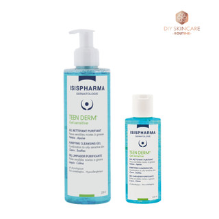 Gel rửa mặt Giảm nhờn, Ngừa mụn ISISPHARMA TEENDERM Gel Sensitive 250ml