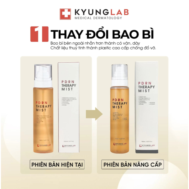 [ĐẠI LÝ CHÍNH HÃNG] Xịt khoáng Dưỡng ẩm KyungLab PDRN Phục hồi da, dưỡng da căng bóng, Ngăn ngừa lão hoá