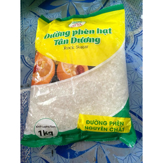 Đường phèn viên Tân Dương - mía đường nguyên chất - gói 1kg và 500g