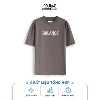 Áo Thun Tay Ngắn Nam In Ngực Form Loose - Routine 10F25TSS035