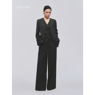 Set 3 chi tiết Áo Blazer, Gile và chân váy HAGOO phong cách công sở thanh lịch cao cấp [B9045-A9045]