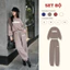 Áo Nỉ Sweater ECOCHIC Set Bộ Dài Nam Nữ Unisex Dày Set Quần Jogger Bo Chun Thoải Mái Cao Cấp Chính Hãng B187