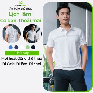 Áo Polo Nam ICADO HT102 Áo Thể Thao Tập Gym Chạy Bộ Vải Thun Lạnh Thấm Hút Mồ Hôi Tốt thegioidotap