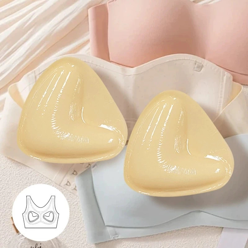 Miếng Dán Ngực Tam Giác Dày 3cm Hai Mặt Keo Nâng Đẩy Tạo Khe Ngực Tự Nhiên ADORE