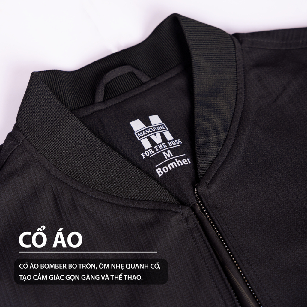 Áo khoác nam MASCULINE MAK501, MAK502 - Áo khoác gió Kiểu dáng bomber trẻ trung, chất liệu cao cấp