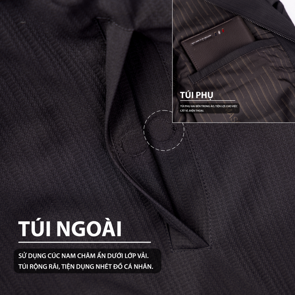 Áo khoác nam MASCULINE MAK501, MAK502 - Áo khoác gió Kiểu dáng bomber trẻ trung, chất liệu cao cấp
