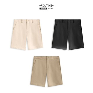 Quần Short Kaki Nam Trơn Form Straight - Routine 10S25PSH007