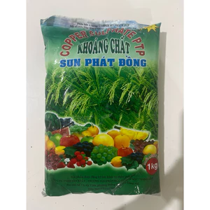 Đồng sun phát ( CuSO4) 99% pha booc đô -Đồng nguyên chất Tẩy rong rêu, phòng nấm bệnh- Gói 1kg