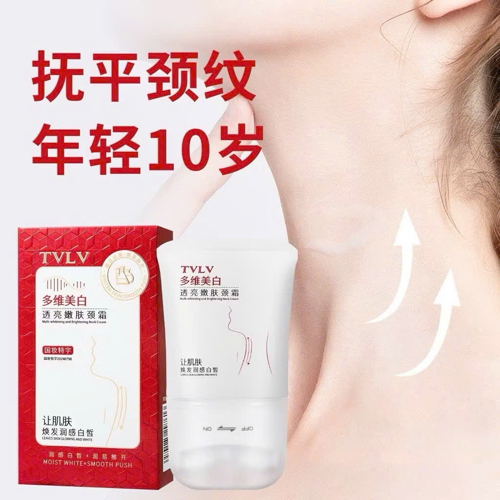 Kem Săn Chắc Vùng Cổ chống nhăn làm đẹp da cổ làm mờ vết nhăn cổ Dưỡng ẩm và làm trắng da cổ 110g