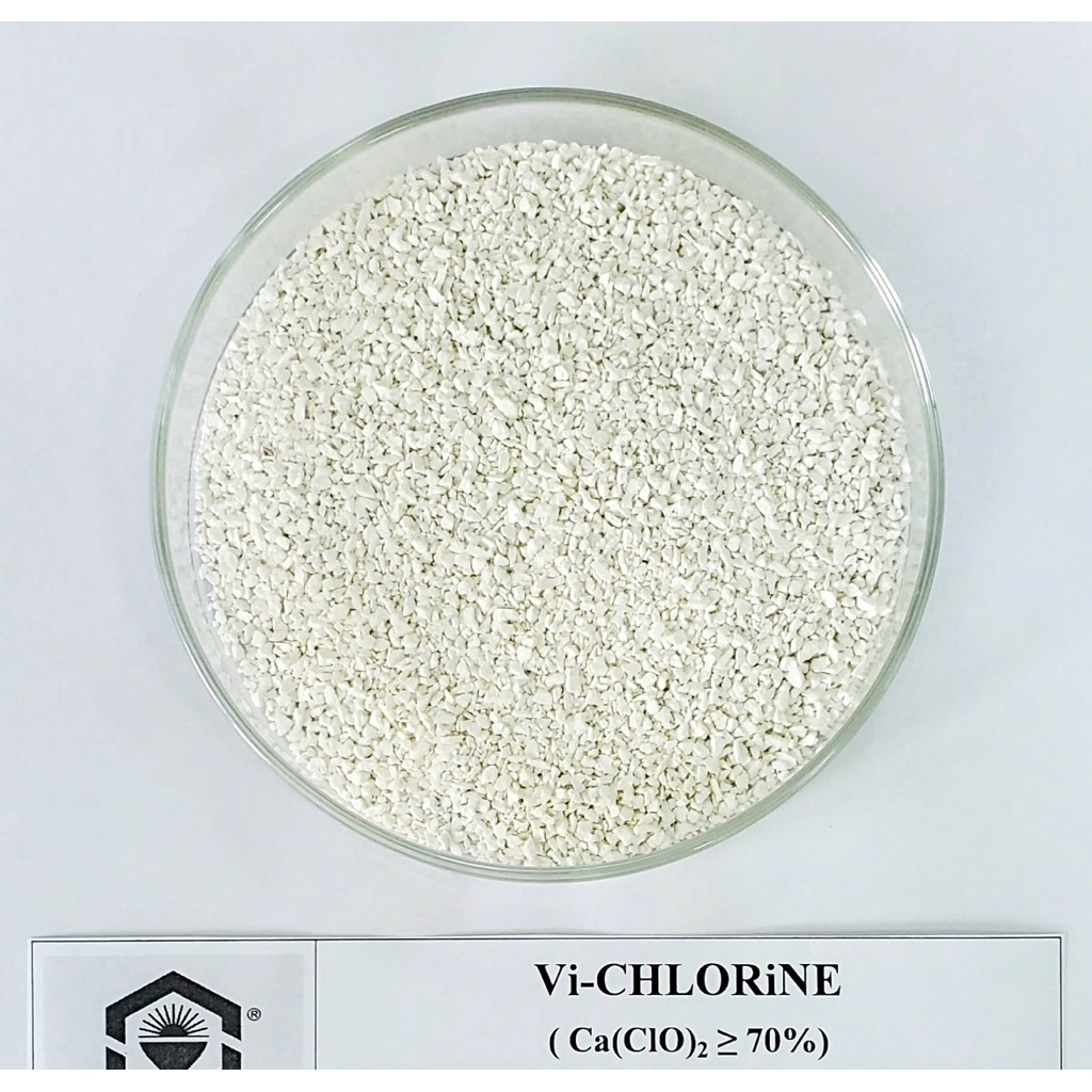 Vi-Chlorine 70% (45Kg) Clo Việt Trì (Việt Nam), Khử khuẩn, tảo xử lý nước hồ bơ, ao tôm, cá...