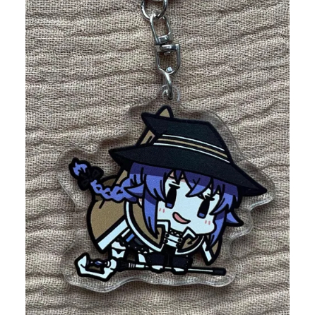 Móc khóa Acrylic Mushoku Tensei, Móc khóa hai mặt, Rudeus Greyrat, Roxy Migurdia, Móc khóa Mushoku Tensei