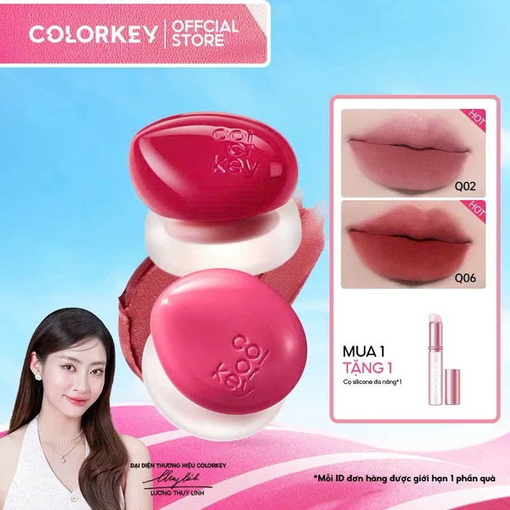 Son Bùn Đa Năng Colorkey 4.5g chất son mịn mượt| BLINK BEAUTY