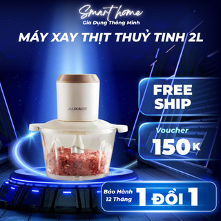 Máy xay thực phẩm đa năng AUX, công suất 300W, dung tích 1.8L, lưỡi dao 4 cánh sắc bén
